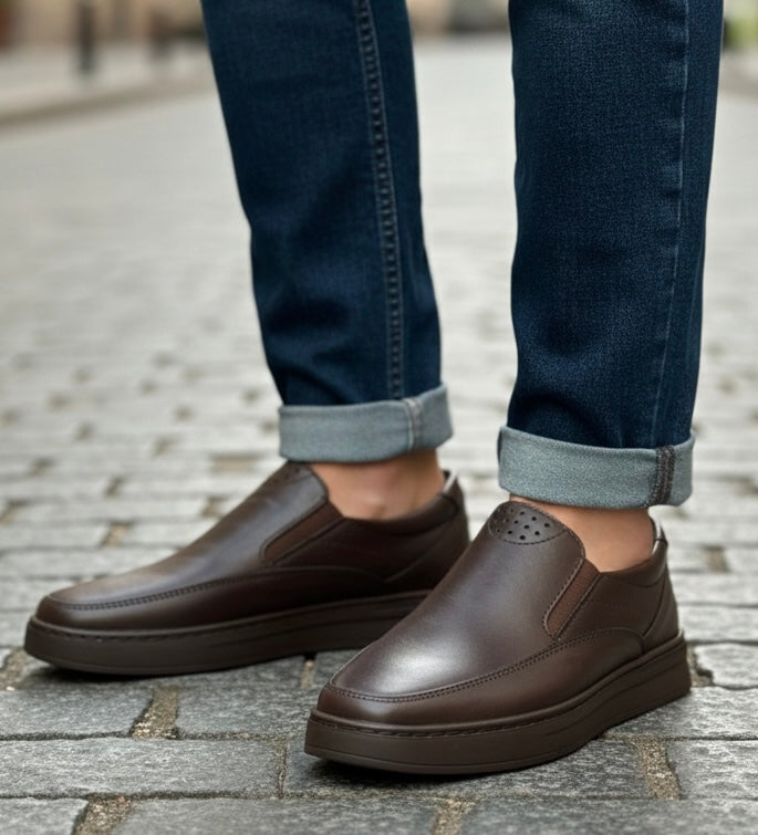 Mocassin orthopédique LV